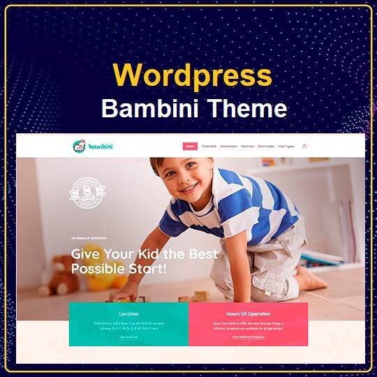 Bambini - Kindergarten & Pre-School Theme