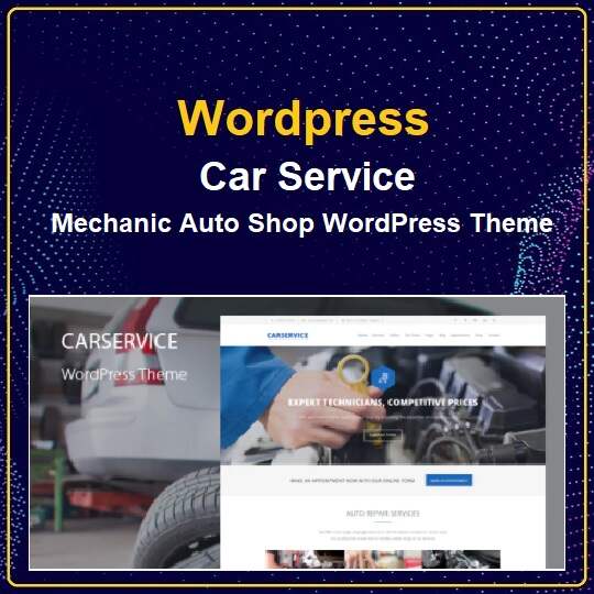 Car Service - Mechanic Auto Shop WordPress Theme