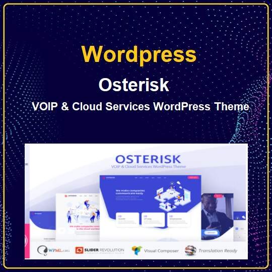 Osterisk: VOIP & Cloud Services WordPress Theme - Techio