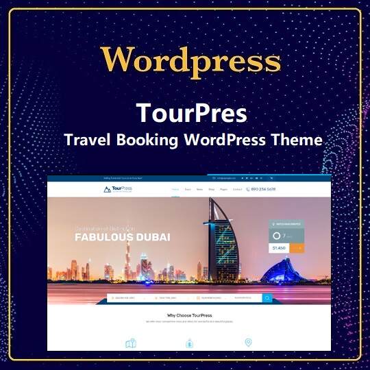 Tourpress, Travel booking wordpress theme